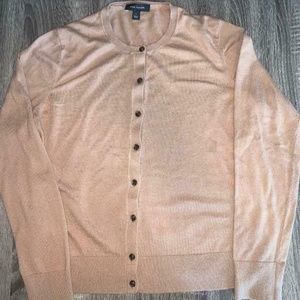 Ann Taylor Women's Large Camel Tan Cardigan